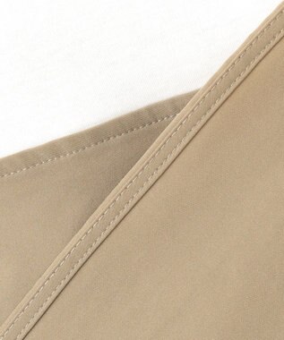 UNFILO L ビスチェ レイヤードT オフ×ベージュ