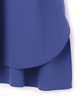 ICB 【先行予約】 ヴィンテージスパンブロード デザインブラウス ロイヤルブルー