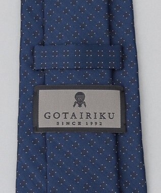 GOTAIRIKU GOTAIRIKU別注【日本製】シルク ネクタイ_ピンドット ネイビー系8