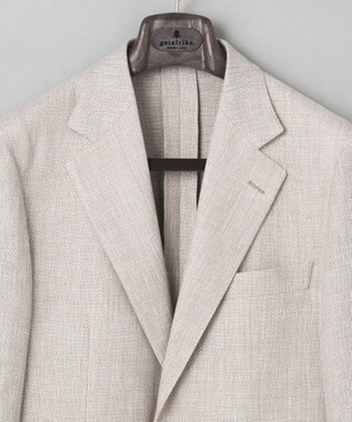 GOTAIRIKU 【DORMEUIL】ドーメル HEXAGON リネン ジャケット_ベージュ ベージュ系8