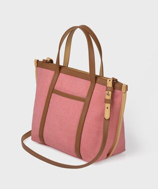 Paul Smith PSカラーミックスSS26 2WAY ミニトートバッグ ピンク