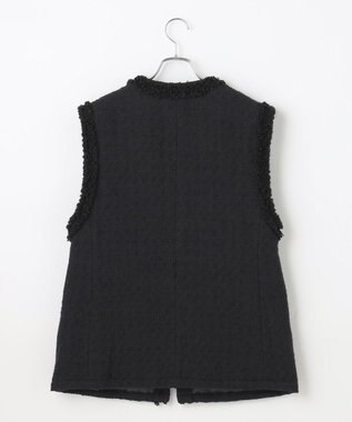 #Newans 【ANSWER FOR ファッショニスタ】ツイードベスト ネイビー系