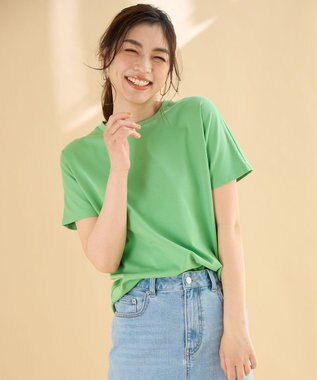 【新色追加/10色展開/洗濯機可/UVケア/接触冷感】プレミアムベーシック半袖Tシャツ