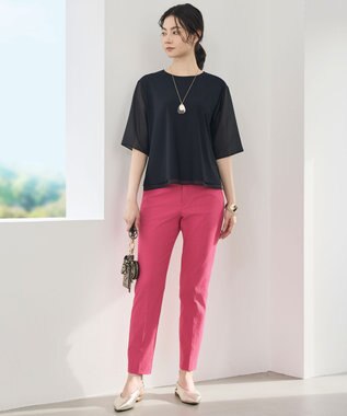 自由区 S シェルタリングテーパード パンツ ［新色］ピンク系