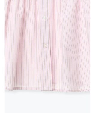 Te chichi ペプラムシャーリングシャツブラウス ピンク