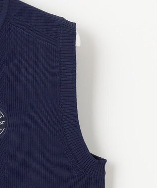 23区GOLF 【MEN/キングサイズ】【ウォッシャブル】ニット ベスト ネイビー系