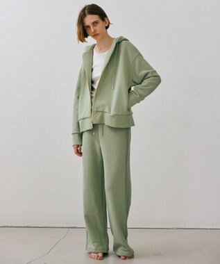 BEIGE， 【BEIGE,ecru/WEB限定・洗える】RIB TOPS /  コットンシルクロングスリーブトップス White