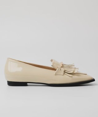 BONTRE 【PRECIEUX JOUET/プレシュウジュエ】キルトビットエナメルローファー エクリュ