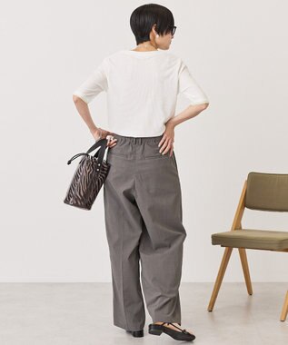 AMERICAN HOLIC シアーリブ配色プルオーバー Off White