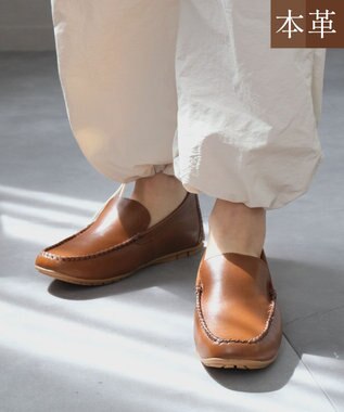 Pointer 本革インヒールローファー