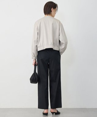 ICB 【先行予約・2WAY】 ダルグロッシーサテン ボウタイ付きブルゾン トープ