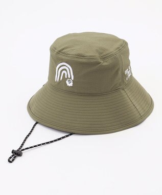 PW CIRCULUS 【手洗い洗濯可】【UNISEX】バケットハット ゴルフ カーキ系