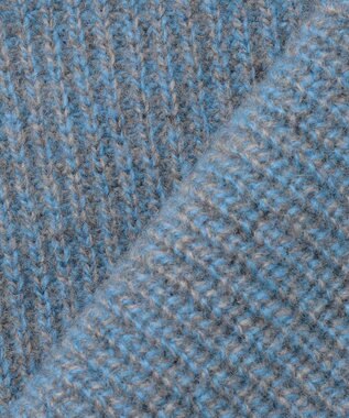 J.PRESS MEN 【KING SIZE】【Cash Lamb’s Wool】ハーフジップニット ブルー系