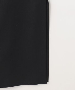 自由区 【接触冷感・速乾・UVカット・撥水・防シワ】リネンライクツイル ロングジレ ネイビー系