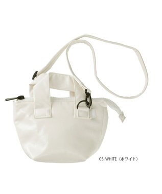ROOTOTE 0650【直営店限定:ミニショルダー】ベビールー.ワイドファスナー-A 03：ホワイト