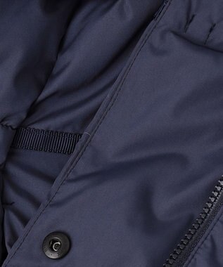 組曲 KIDS 【150-160cm】中綿 ショートコート ネイビー系