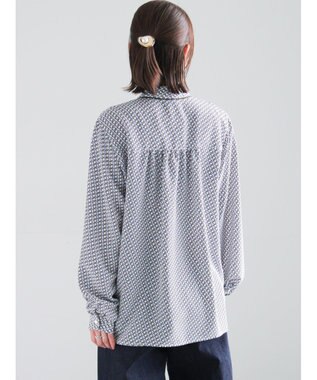 Te chichi パターンアソートボウタイブラウス《2026 spring catalog item》 ブルー