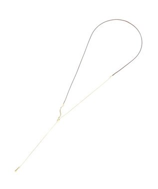 YECCA VECCA ウェーブメタルコードネックレス Gold