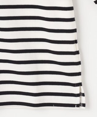 ANY L 【接触冷感/UVケア】バックパール Tシャツ ボーダー