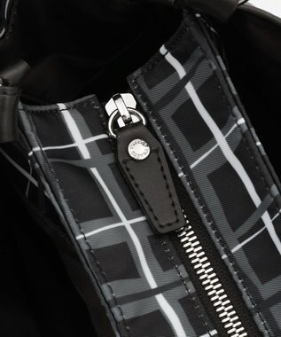 Y'SACCS ドローイングチェック2WAYミニトート ブラック