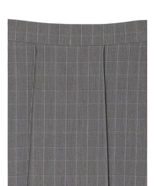 Green Parks きれいシルエットチェック裾フレアスカート Glen Check