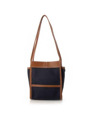 LA BAGAGERIE 【倉敷帆布】キャンバス縦型ミニトート ネイビー