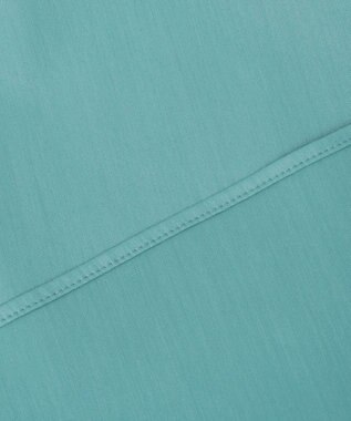 ICB L 【接触冷感・洗える】エステルラミーチンツ プルオーバーブラウス セルリアン系