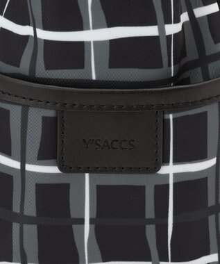 Y'SACCS ドローイングチェック2WAYミニトート ブラック