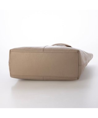 UNBILLION アトランタ ATLANTA / 牛革ハトメあおりトートL グレージュ