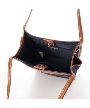 LA BAGAGERIE 【倉敷帆布】キャンバス縦型ミニトート ネイビー