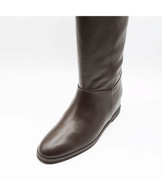 APOM インヒールロングブーツ40 ダークブラウン