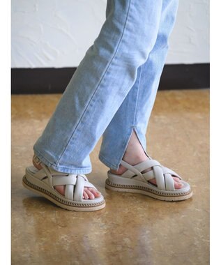 BONTRE 【LucaGrossi/ルカグロッシ】厚底パフィークロスサンダル/H760S-US