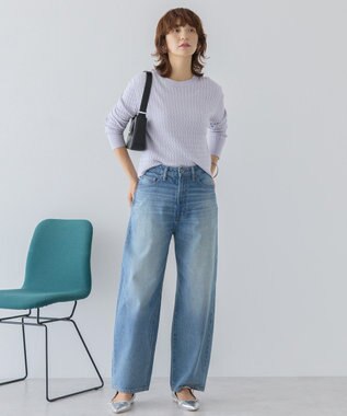 AMERICAN HOLIC ミニケーブルショート丈プルオーバー Purple