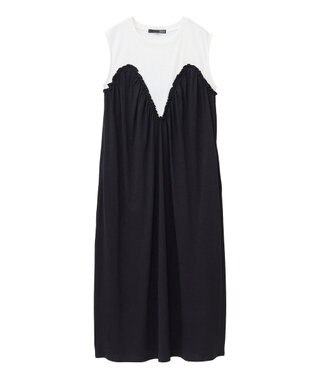 Green Parks ・ＳＵＧＡＲ　ＳＰＯＯＮ　ギャザーノースリーブワンヒ Off White