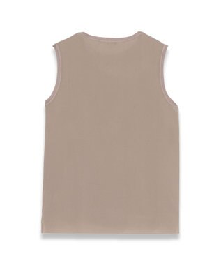 JOSEPH 【洗える】クレープ ド ソワ　ノースリーブブラウス Escargot