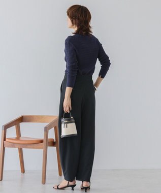 AMERICAN HOLIC ミニケーブルショート丈プルオーバー Navy