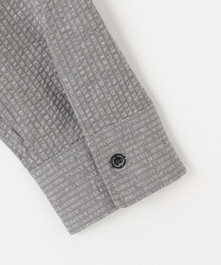 JOSEPH ABBOUD 【オーガニックコットン/サスティナブル】 JOE COTTON サッカーポロシャツ ライトグレー系