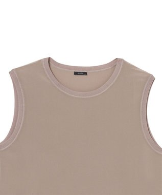 JOSEPH 【洗える】クレープ ド ソワ　ノースリーブブラウス Escargot