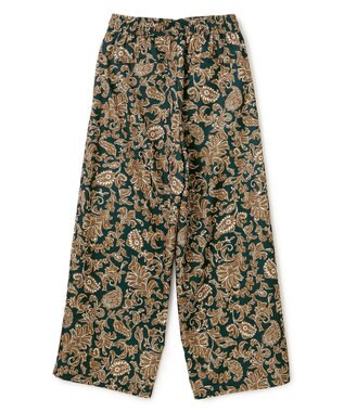 UNFILO 【ウエストゴム】プリント イージーパンツ ペイズリー