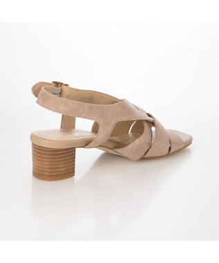 ing <ing>レザーメッシュサンダル オークスエード