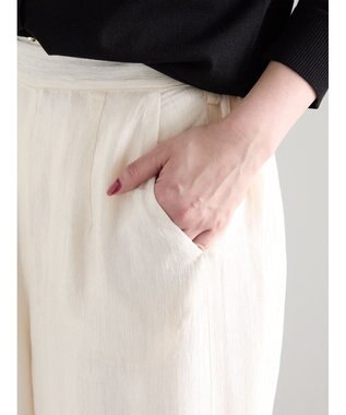 Te chichi チーフ刺繍ラップスカート付きパンツ オフホワイト