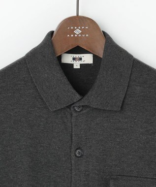 JOSEPH ABBOUD 【チクチクしない/イージーケア/3シーズン対応/サスティナブル】SNOWY  シャツカーディガン グレー系