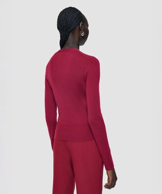 JOSEPH 【洗える】キャッシュエアー　ニットカーディガン Ruby