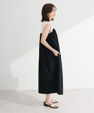 Green Parks ・ＳＵＧＡＲ　ＳＰＯＯＮ　ギャザーノースリーブワンヒ Off White