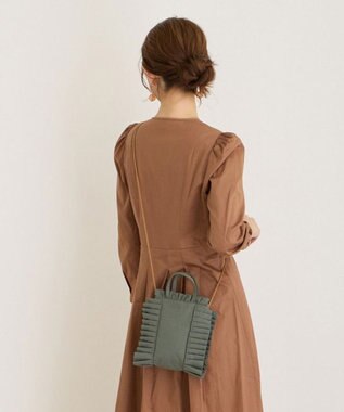 ROOTOTE 0653【直営店限定:ミニショルダー】ベビールー.フリル-A 02：パセリ