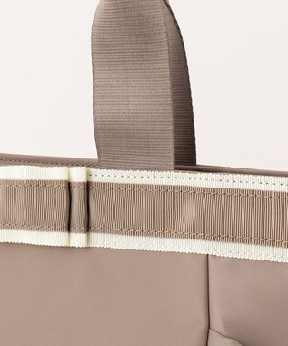TOCCA DUAL RIBBON NYLON TOTE L トートバッグ L ベージュ系