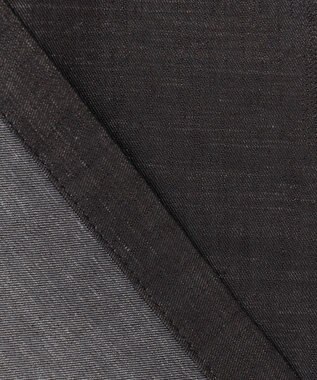 23区 【洗える】デニムライクシャンブレー Iライン スカート ブラック系