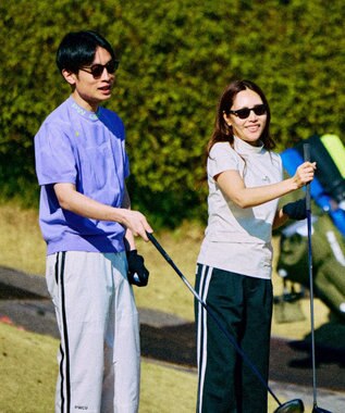 PW CIRCULUS 【撥水加工/ストレッチ】サイドストライプ ワイドパンツ ゴルフ ホワイト系