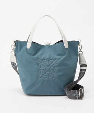 russet ナイロン2WAYタウントートバッグ(CE-1673-WEB) BlueGray