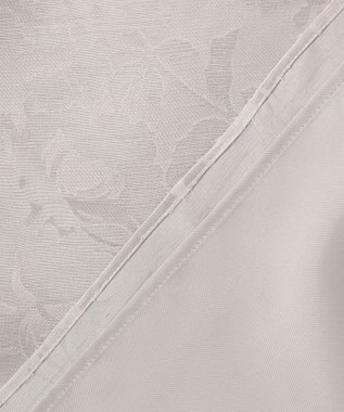 自由区 【セットアップ対応・洗える】オパールプリント ブラウス ライトグレー系